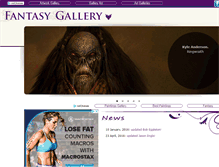 Tablet Screenshot of fantasygallery.net